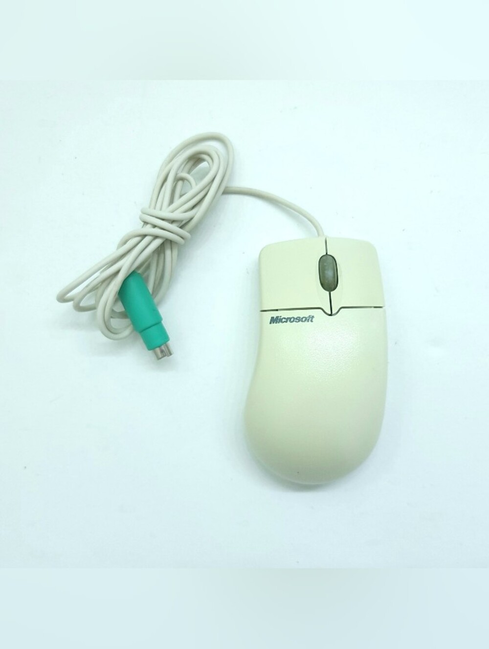 Vintage Microsoft Intellimouse 1.2A PS2 Ball Mouse - Tested